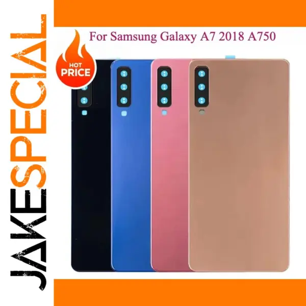 Samsung Galaxy A7 2018 A750 Back Cover Glass Panel