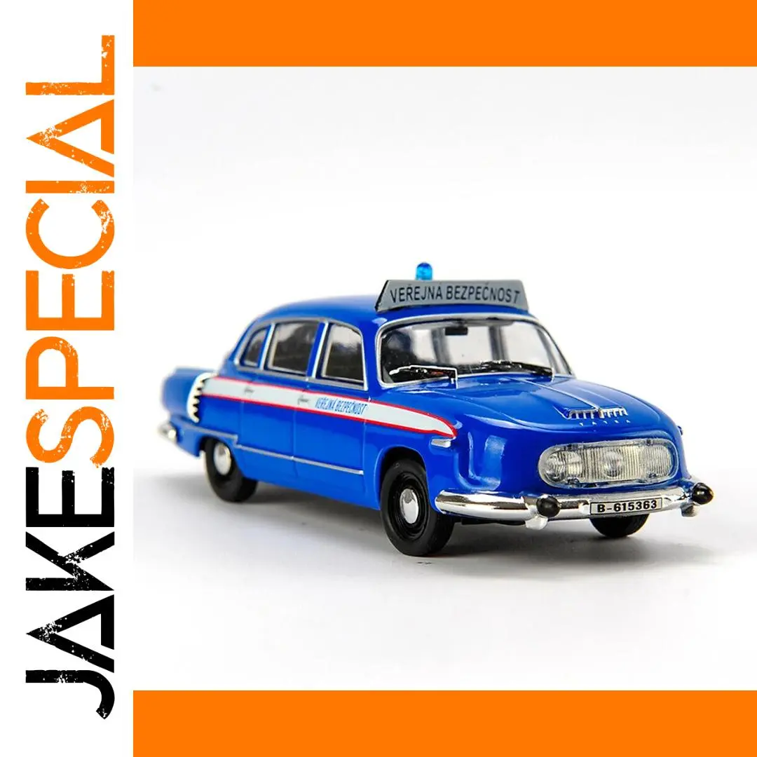 1:43 Diecast Tatra 603 Police Car Model 1 1:43 Diecast Tatra 603 Police Car Model