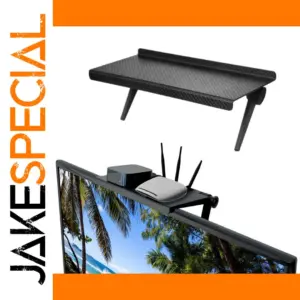 Adjustable TV Screen Top Shelf Storage Rack