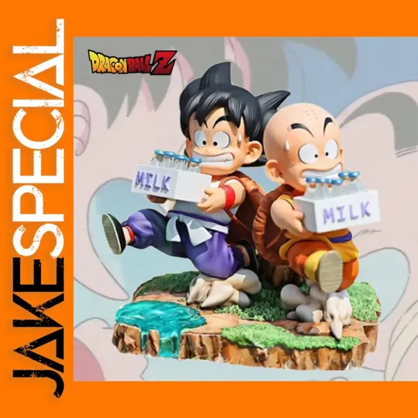 Goku and Krillin Milk Delivery PVC Figures Set