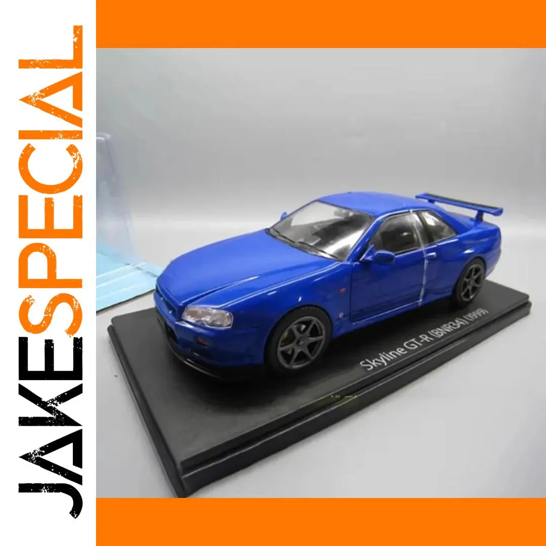 1/24 Nissan Skyline GTR BNR34 Alloy Car Model 1 1/24 Nissan Skyline GTR BNR34 Alloy Car Model