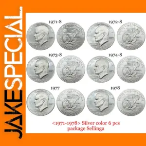 Eisenhower Commemorative Coin Set 1971-1978
