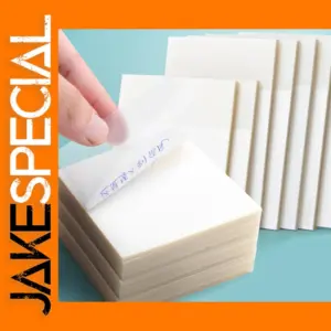 Transparent Sticky Notes 50 Sheets Waterproof