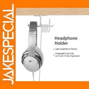 Aluminum Headphones Stand and Wall Hook