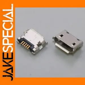 100pcs Micro USB 5-Pin Charging Connectors