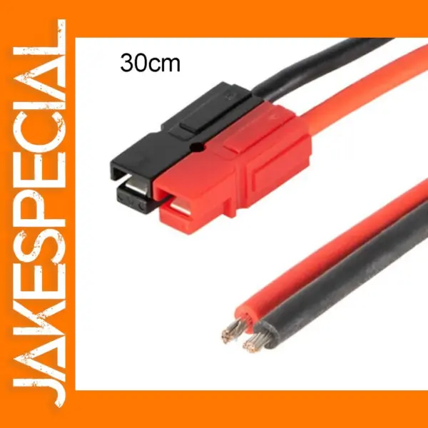 30A Anderson Connector Battery Cable 30cm 14AWG