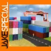 HO Scale 1:87 Shipping Container Set, 9 Colors