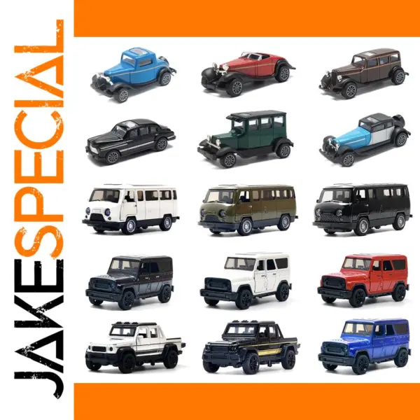 1:43 Alloy Vintage Van Off-Road Pick-Up Model