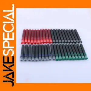 10 Pack 3.4mm Fountain Pen Ink Cartridges