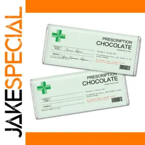 6pcs Funny Chocolate Bar Label Stickers