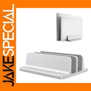 OZKVVM Double Vertical Laptop Stand for Macbook