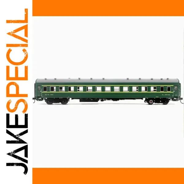 Diecast 1/87 Green YZ22 Passenger Car Model
