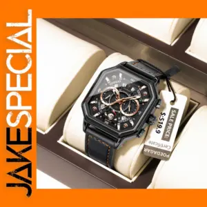 Luxury Waterproof Chronograph Square Men's Watch