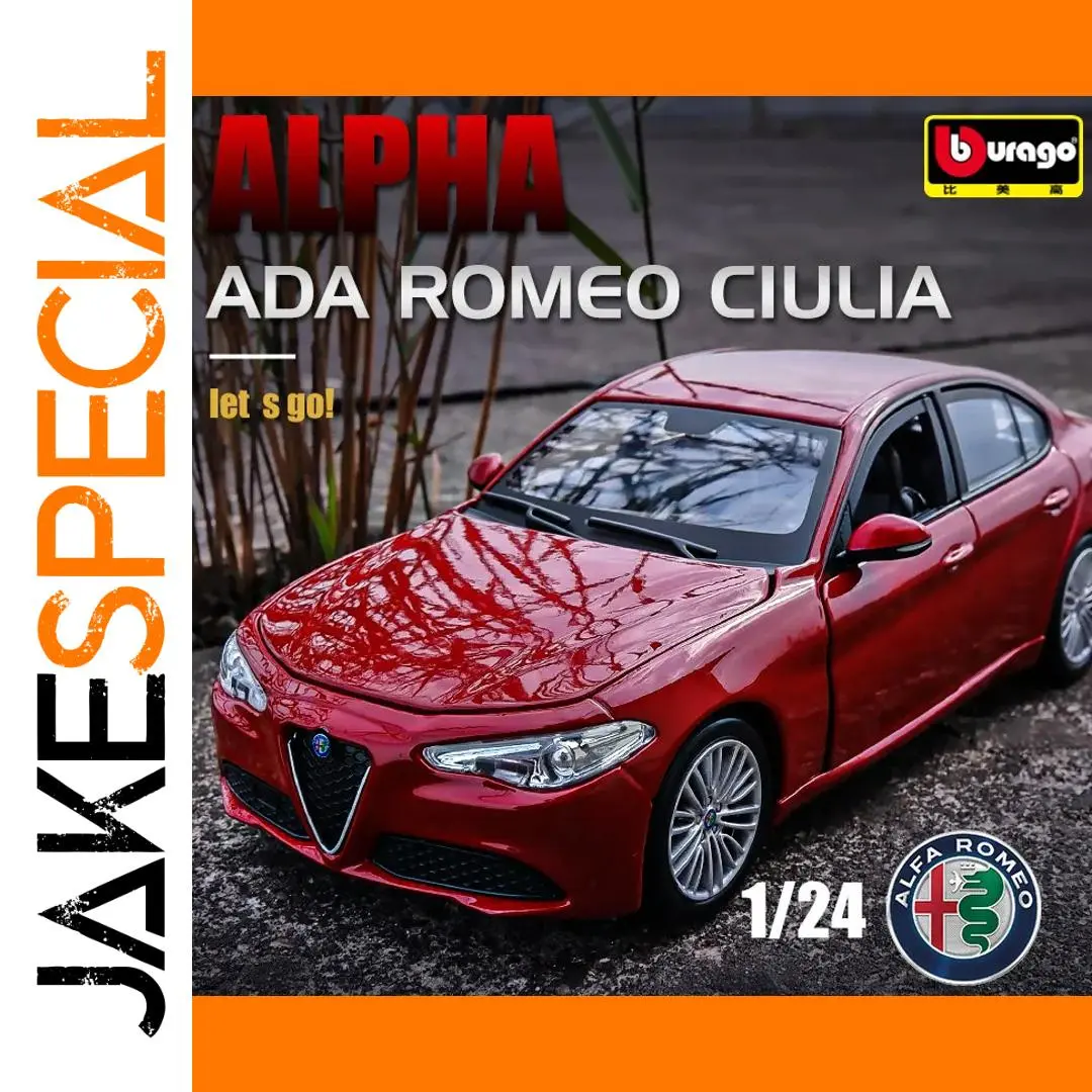 Bburago 1:24 Alfa Romeo Giulia Alloy Car Model 1 Bburago 1:24 Alfa Romeo Giulia Alloy Car Model