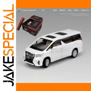1/64 Toyota Alphard Model Car Collectible