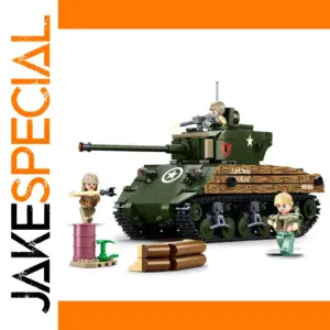 715PCS Sherman M4A3 Tank Building Blocks Set
