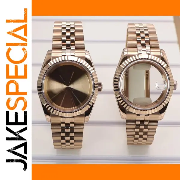 Rose Gold Watch Case for Seiko & Miyota Movements
