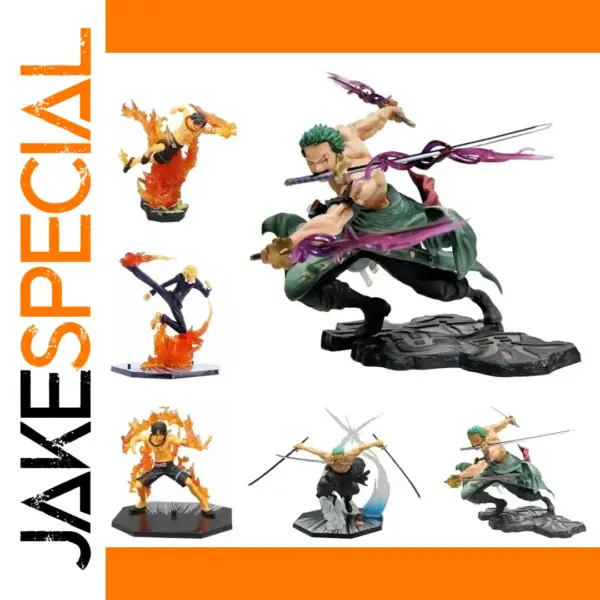 One Piece Luffy Zoro PVC Action Figure Model