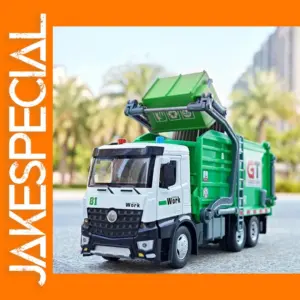1/24 Scale Diecast Garbage Truck Model Vehicle