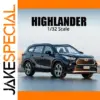 1:32 Toyota Highlander Diecast Model Car