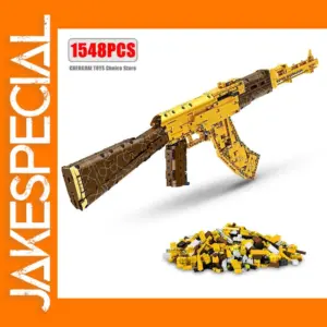 1548Pcs Golden AK47 Building Block Model Set