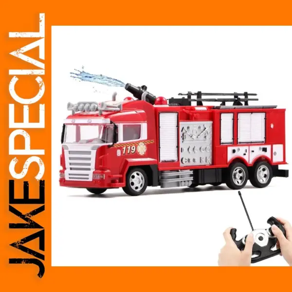 Remote Control Fire Truck Toy Set for Kids