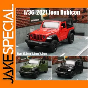 1/36 Jeep Wrangler Rubicon Diecast Model Car