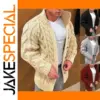 Men's Casual Long Sleeve Cardigan Sweater