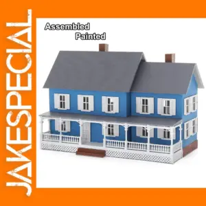 Two-Story HO Scale Model House JZ8707B
