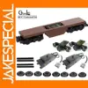MOC Train Wagon Set with Motors and Bricks