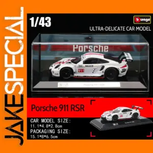 Bburago 1:43 Porsche 911 RSR Diecast Model Car