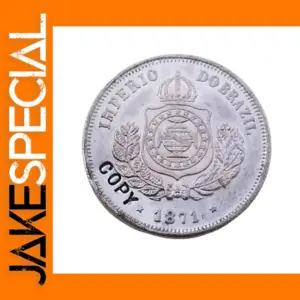 1871 Brazil 50 Reis Replica Coin