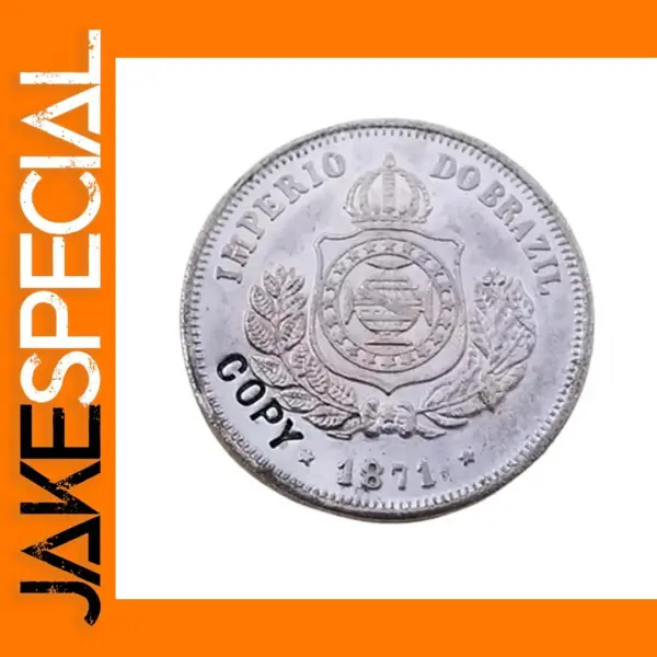 1871 Brazil 50 Reis Replica Coin