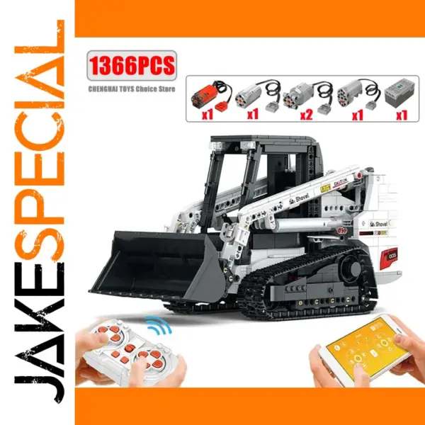 1366PCS Remote Control Bobcat Loader Model