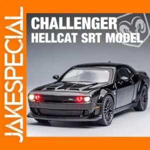 1:32 Scale Challenger Hellcat Diecast Toy Car