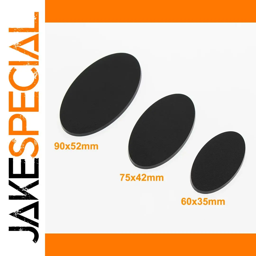 20pcs Oval Bases 60x35 75x42 90x52 1 20pcs Oval Bases 60x35 75x42 90x52