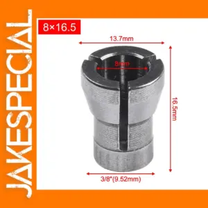 8mm x 16.5mm Carbon Steel Chuck Adapter