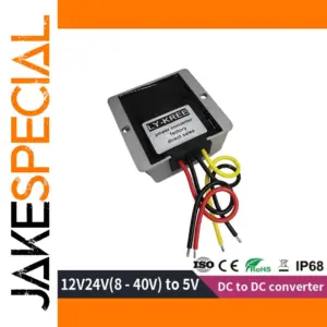 LY-KREE 12V to 5V DC Step-Down Converter for Car LEDs