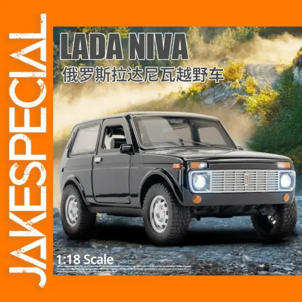 1:18 Russian LADA NIVA Alloy Model Car