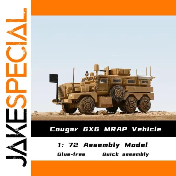 1/72 Scale Cougar 6X6 MRAP Model Kit