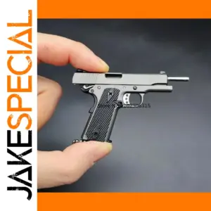 Csnoobs Alloy Mini 1911 Toy Gun Keychain