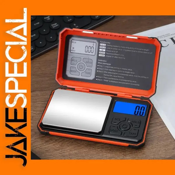 Portable Digital Pocket Scale with Calibration Weight