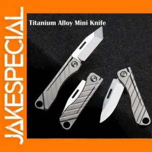 Titanium Alloy Mini Folding Knife EDC Tool
