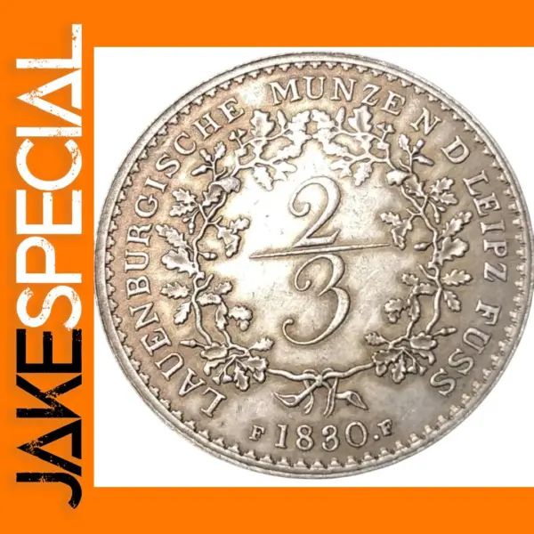 1830 Lauenburg Replica Silver Coin
