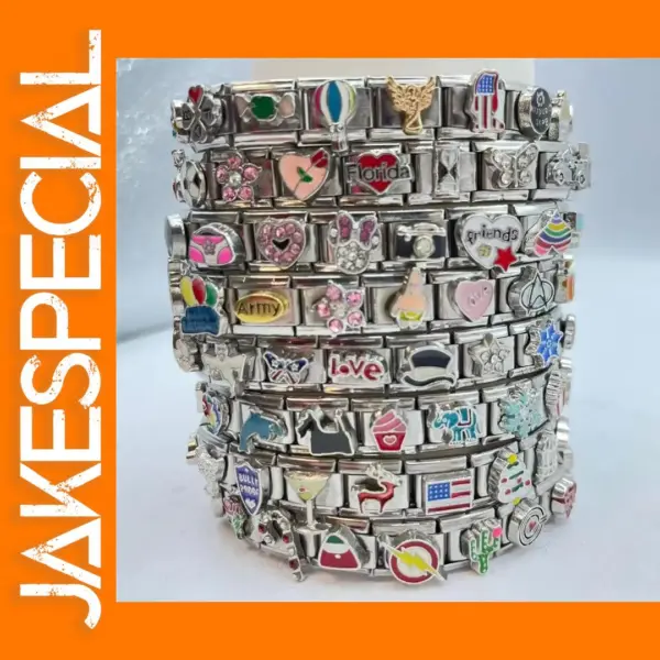 Italian Charm Links for 9mm Bracelet DIY