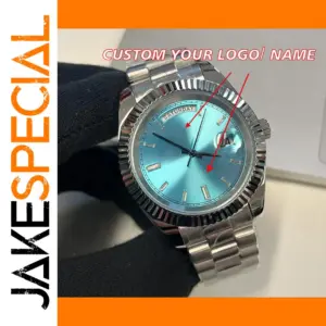 Custom Logo 40mm Men's Mechanical Watch 8285 Model