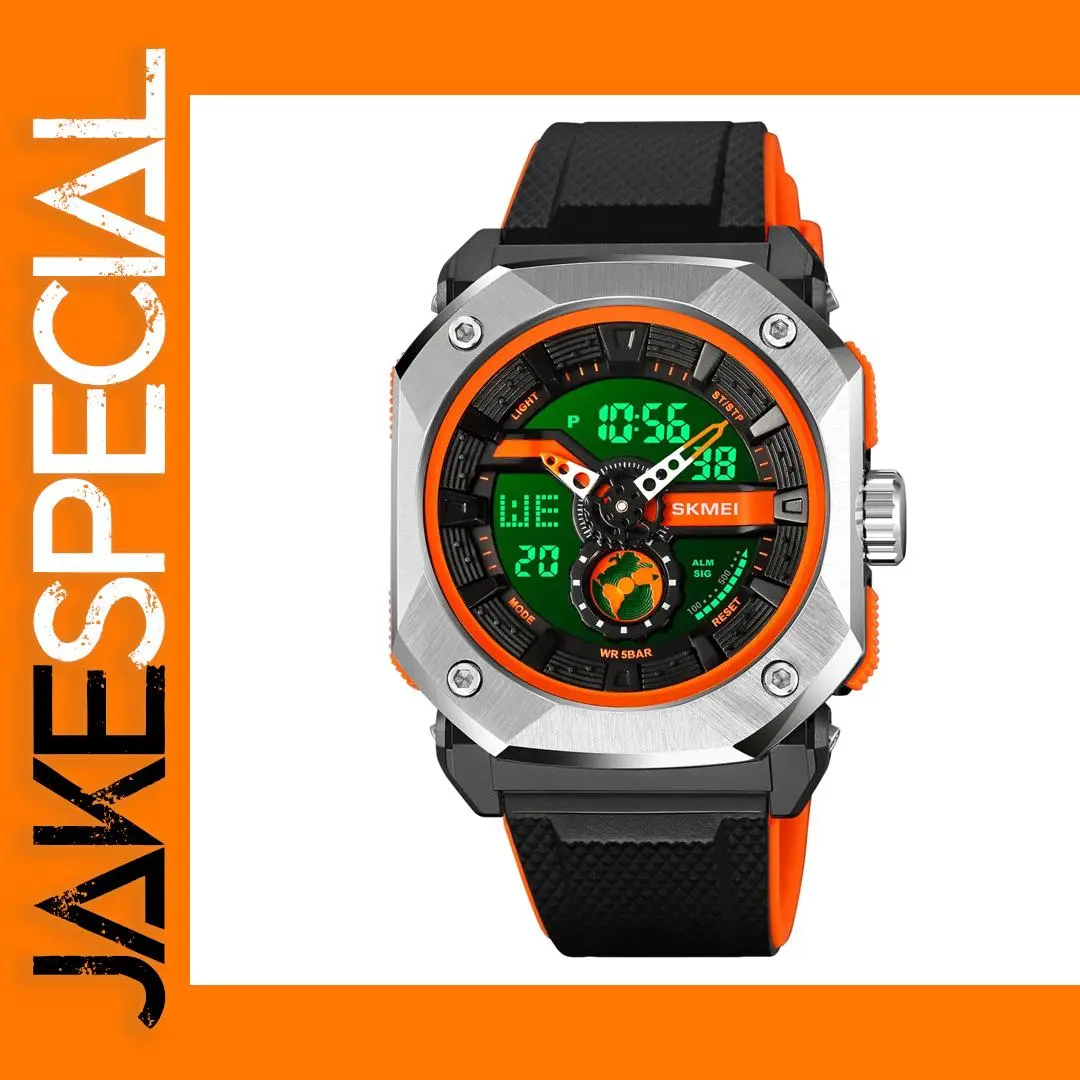 Digital Sport Watch with LED Display 5Bar 1 Digital Sport Watch with LED Display 5Bar