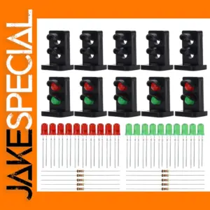 10 Sets Railway Dwarf Signal Heads with LEDs