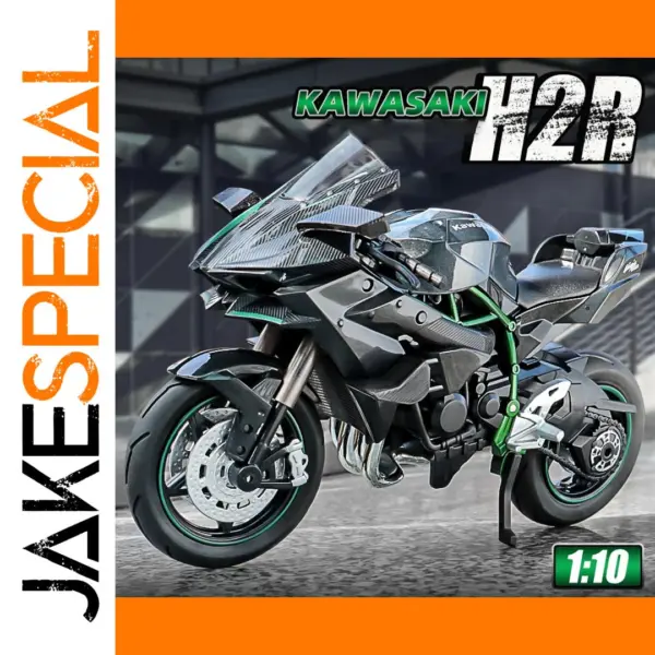 1:10 Kawasaki H2R Ninja Alloy Die Cast Motorcycle Model