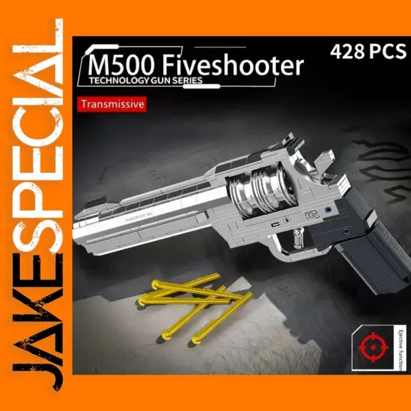 Military M500 Revolver Building Blocks Set